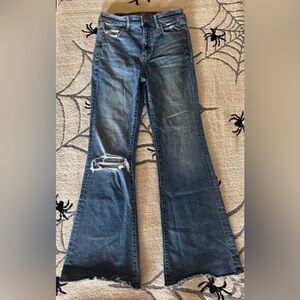 Women's Blue Flared Jeans
